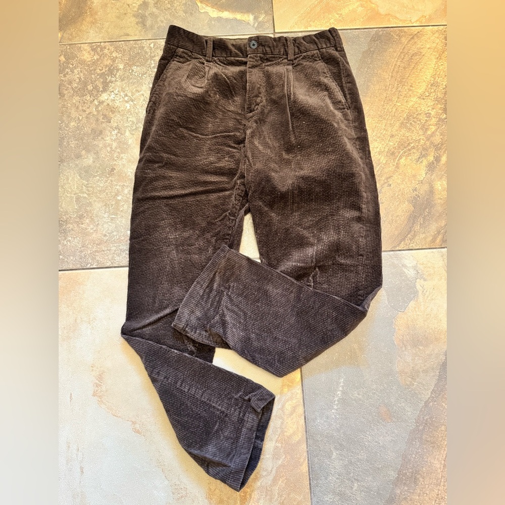 H&M Men's Corduroy Pants - Dark Brown